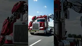 Lion vs Truck Transformation Fight