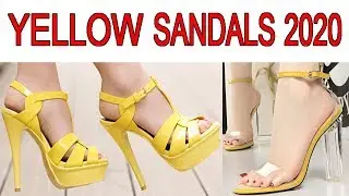 PRETTY YELLOW SANDALS NEW DESIGNS 2020 COLLECTION || YELLOW SANDALS DESIGNS FOR WOMEN