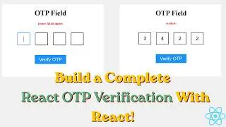 Build a Smooth 4-Digit OTP Input in React! ⚛️ (Auto-Focus Logic)