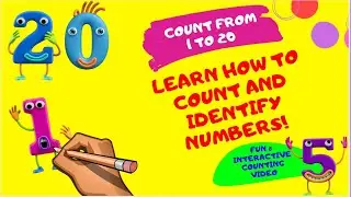 Count from 1 to 20! Learn how to count & identify numbers!