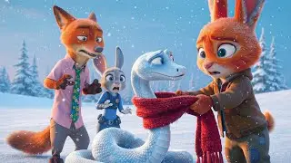 Zootopia Snow Park Day 🐰🦊 | Judy, Nick & Baby Fiin's Cutest Family Adventure!