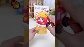 🚒 Fire truck is a water fight pro! Come make one with me~✨#airdryclay #diyfun #child #gift