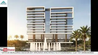 Ultra Modern Office Building Design Hyderabad | Stunning Glass Fa&ccedil;ade Architecture Design Ideas