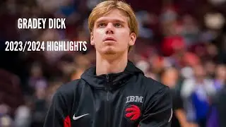 Gradey Dick Full 2023-2024 Rookie Season Highlights