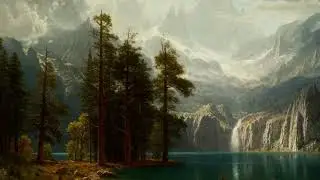 Sierra Nevada by the German-American artist Albert Bierstadt | 4K Frame TV Art