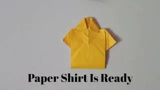 Paper Shirt made by Ritisha || How  to make a Paper Shirt ||