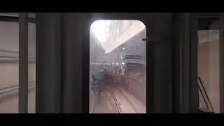 riding on WMATA 7000 Kawasaki Series Green Line from GalleryPlace Chinatown to Greenbelt