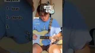 LANY - 13 (guitar loop) #shorts