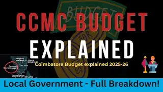 Coimbatore Corporation Budget Breakdown 2025-26 | Key Highlights & Insights | #news #facts #finance