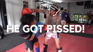 My Sparring Partner got REALLY MAD at me&hellip;