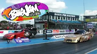 BUGJAM 37 - Best Of Sunday Drag Racing - Funny Car, Street Eliminator, 7.60 Heads Up, O/FF, VW Pro