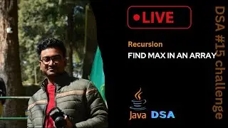 Max af an Array | #recursion using java