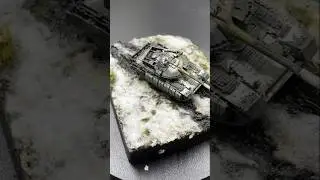 1:72 T-80BVM Tank Model Super Cool Production Process#miniaturemodels#MiniatureDetails