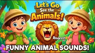 Interactive Animal Sounds & Names &ndash; Part 2 | Toddler Learning Adventure 🐾