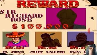 Sunset riders gameplay arcade 4 jugadores.