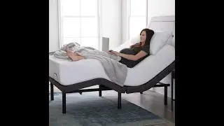 Best   LUCID  Bed Base  Assembly Dual -USB Charging Stations Head Incline Wireless Remote Adjustable