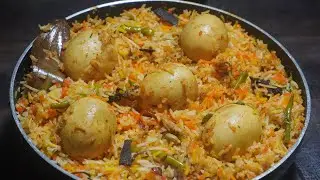 Egg Biryani | స్పెషల్ ఎగ్ దమ్ బిర్యానీ రెసిపీ  | Egg Dum Biryani recipe in telugu | Anda Biryani |