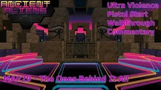Doom II: Ancient Aliens (Ultra Violence 100%) Walkthrough (MAP29: The Ones Behind It All)