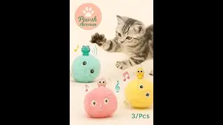 Chirping Interactive Cat Toy Balls