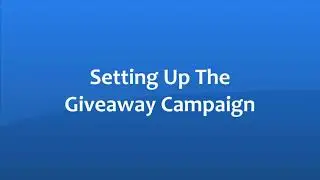 Collecting Leads with A Facebook Giveaway campaign