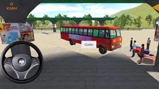 Indian Sleeper Bus Simulator, (SRTC Bus), Android Gameplay.