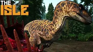 The Isle - Carnivoros no Pantano, Batalhas de Utahraptor! - (#3) (Gameplay PT-BR)