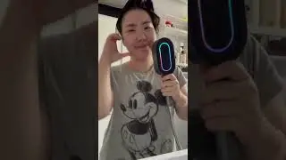 Karaoke shower head is amazing! #karaoke #showerhead #speaker #bathroom #music