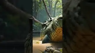 Crocodile vs Cat: Shocking Ending! #cat #funny #kitten #catvideos #cute #catblogger #catworld #kitty