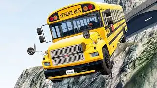 Cliff Drops Crashes #2 &ndash; BeamNG Drive | Modern BeamNG