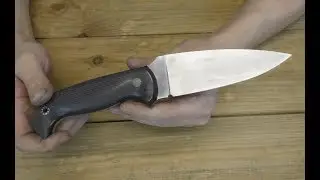 Копия ножа Spyderco Temperance от Dr. Alba.  Заточка на Профиль К03.