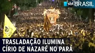Devotos acompanham trasladação do Círio de Nazaré | SBT Brasil (07/10/23)