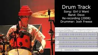 Girl U Want (Devo) &bull; Drum Track