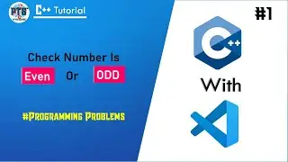 Code For To Check Number Is Odd or Even In C++ || #code #programming #cpp #vscode@pctechsolutions24