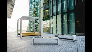 Mobilier urban inteligent - Bănci inteligente KUUBE
