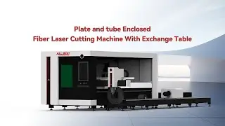 Plate and Tube Enclosed Fiber Laser Cutting Machine With Exchange Table