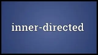 Inner-directed Meaning