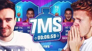 END OF AN ERA 96 TOTTI 7 MINUTE SQUAD BUILDER VS AJ3!! - FIFA 17 ULTIMATE TEAM