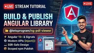 Let's build a Angular library from scratch | How to create and publish Angular library