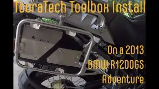 TOURATECH Toolbox Installation on BMW R1200GS Adventure