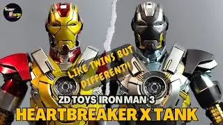 FIND THE DIFFERENCE?? Unboxing Zd Toys Iron Man Tank Mark 24 vs Heartbreaker