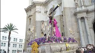 Nazareno de la Obediencia en Catedral, Sábado de Pasión Cádiz 2025