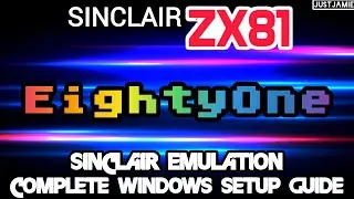 EightyOne - ZX81 Emulator Setup Guide - Beginner Friendly #zx81 #sinclair #Emulator
