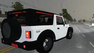 New modified thar mod bus simulator Indonesia// Mahindra Thar 4&times;4 off road