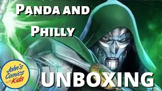 Panda and Philly Comic Book Unboxing | Dr Doom | Moon Knight | MCU