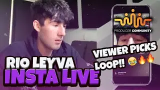 Rio Leyva let a Viewer pick a Loop and made a FIRE Beat with it 🌐🔥