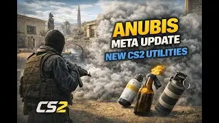 NEW Anubis Meta Utility Guide Smokes, Flashes & Tricks #cs2  #anubis #cs2utility #cs2smokes #cs2tips