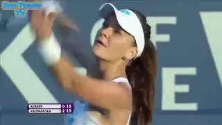 Agnieszka Radwanska vs Angelique Kerber Stanford 2015 Highlights