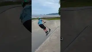 360 barspin!🔥🔥🔥#mumbles #skatepark #scooter #scooters #scooterfun #shorts #fyp #automobile #swansea