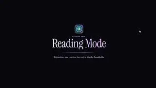 AssisT - How To - Reading Mode & Keyboard Shortcut