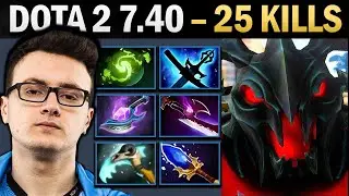 Shadow Fiend Pro with 25 Kills and Scythe - Mid Dota 2 Gameplay
